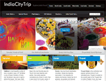 Tablet Screenshot of indiacitytrip.com